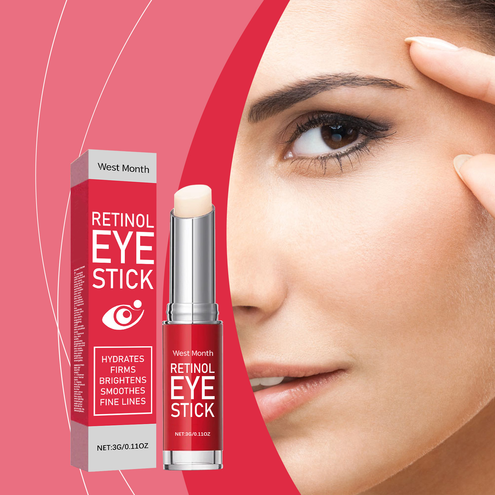 Women Bags Under Eyes - Retinol Oogstick Met Collageen Anti Aging