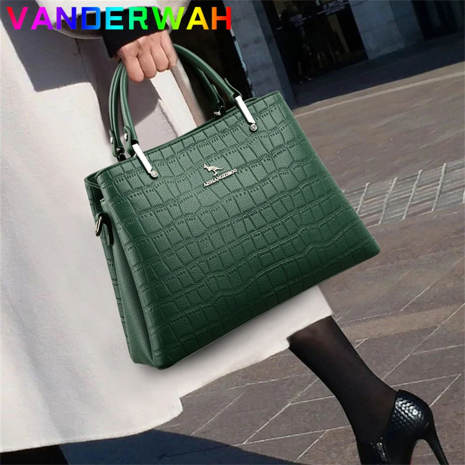 Women'S Kangaroo Bags - Echte merk shopper dameshandtas 2024 vrouwelijke