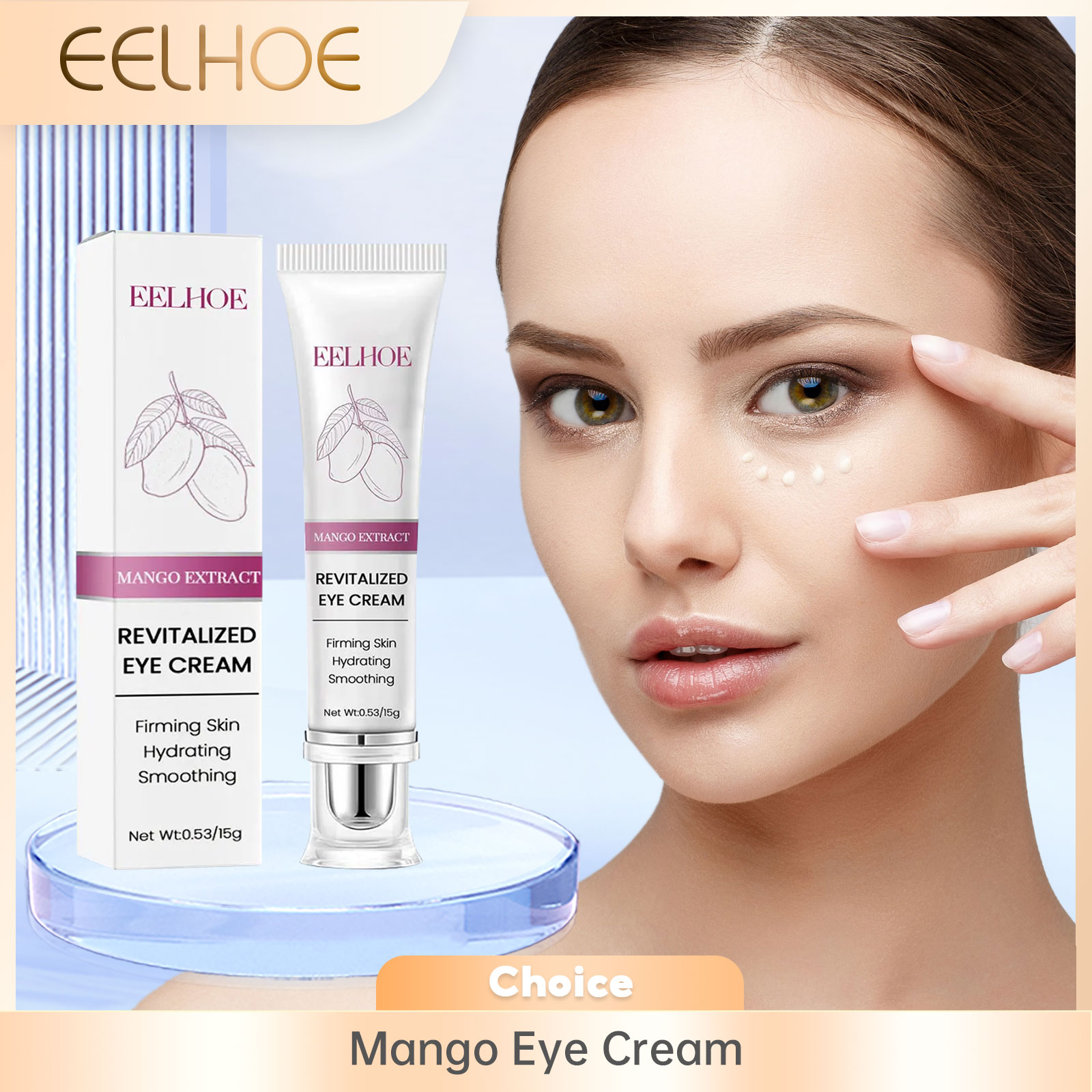 Women Bags Under Eyes - Anti Rimpel Oogcrème Mango Verminderen Donkere