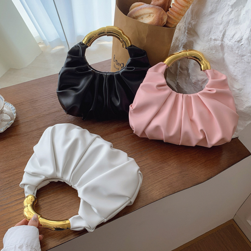 Koreaanse nieuwe dames geplooi - Women Bags High End Brands recensie en prijs