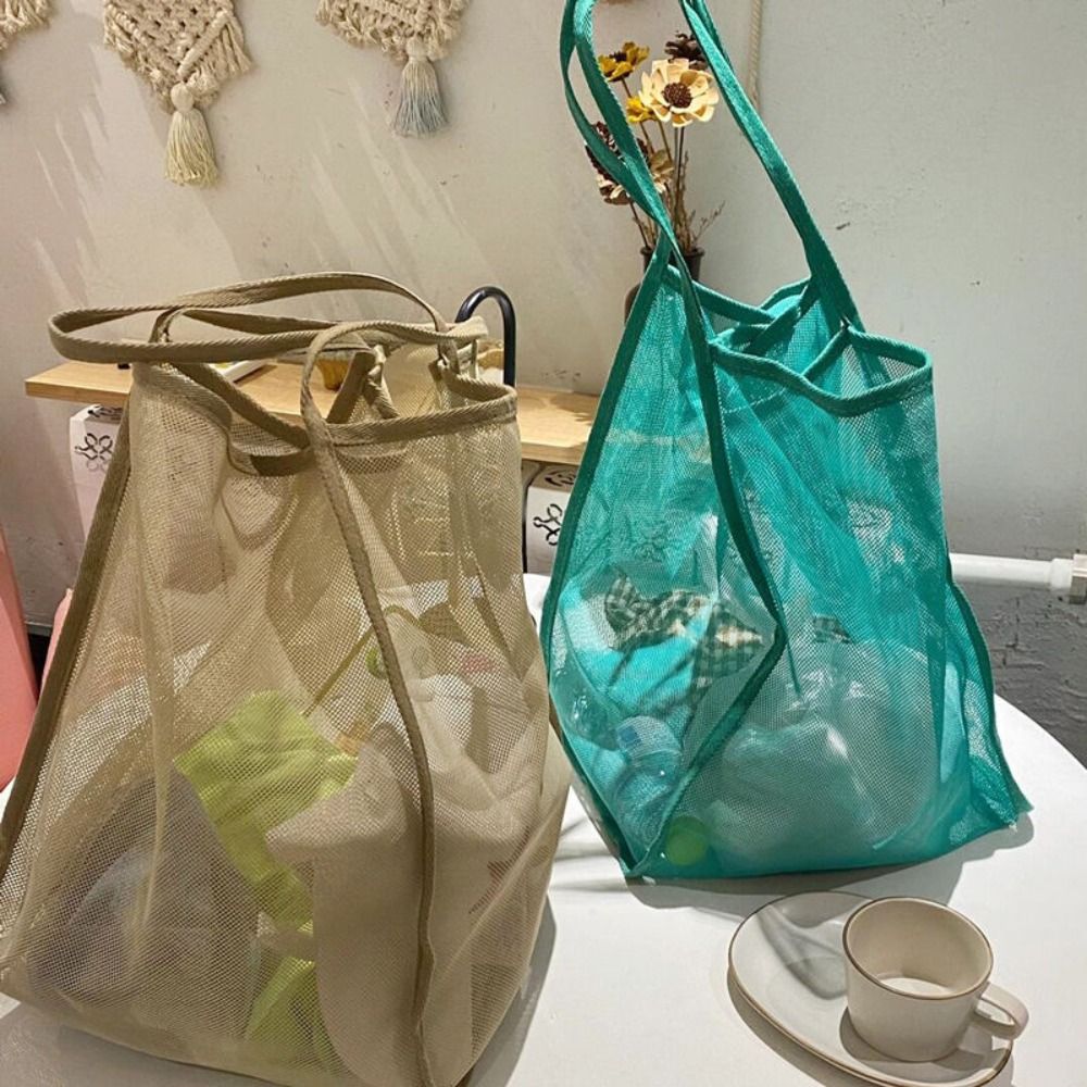 Mesh-schoudertas Transparant L - Women'S Bags Everyday recensie en prijs