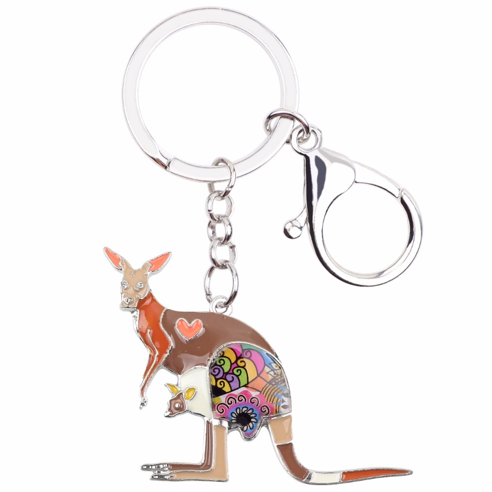 Bonsny Enamel Bloemen Australi - Women'S Kangaroo Bags recensie en prijs