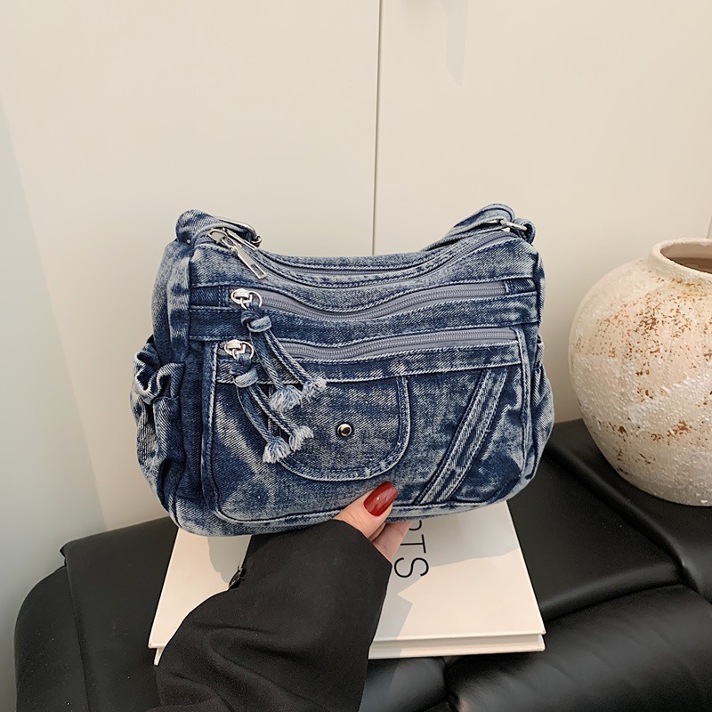 Streetstyle Retro Blauwe Denim - Women'S Kipling Bags recensie en prijs