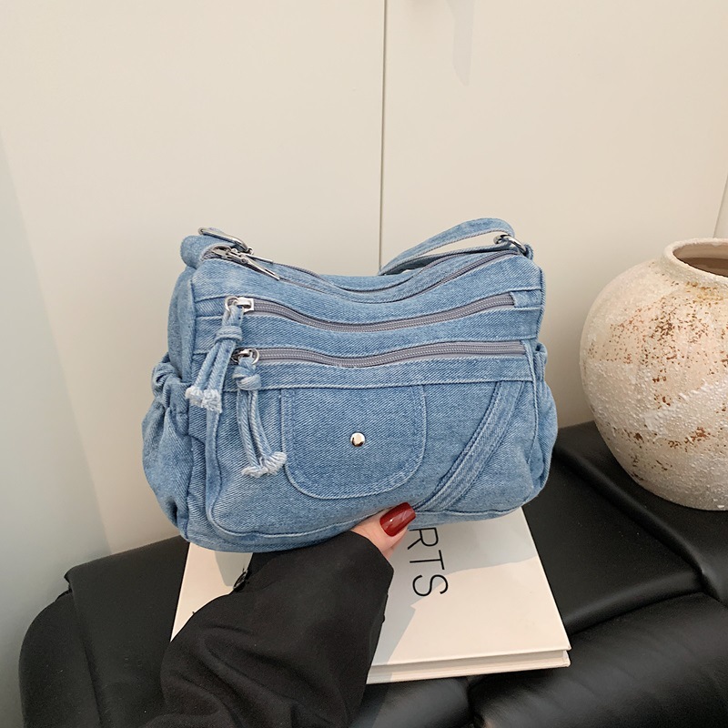Streetstyle Retro Blauwe Denim - Women'S Kipling Bags recensie en prijs