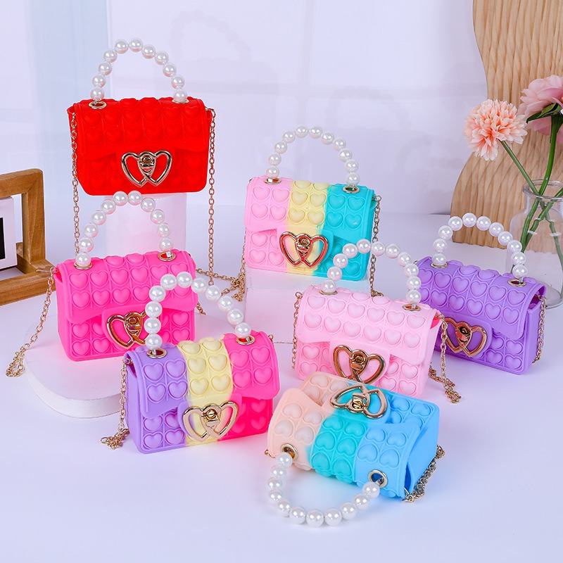 Silicone Love Bubble Jelly Bag - Women Bags Offers recensie en prijs