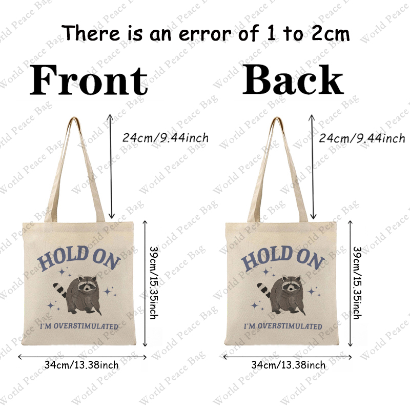 1 Pc Wacht Op Ik Ben Overprikk - Women Bags Offers recensie en prijs