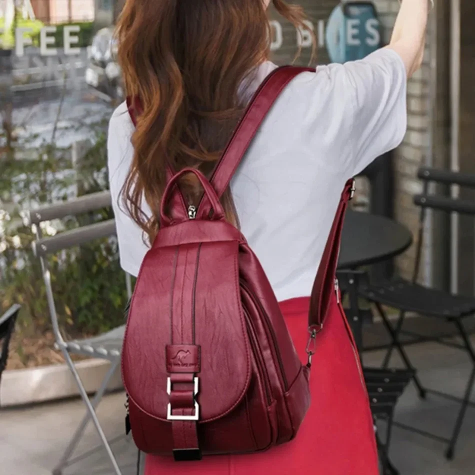 Multifunctionele dames leren r - Women'S Kangaroo Bags recensie en prijs